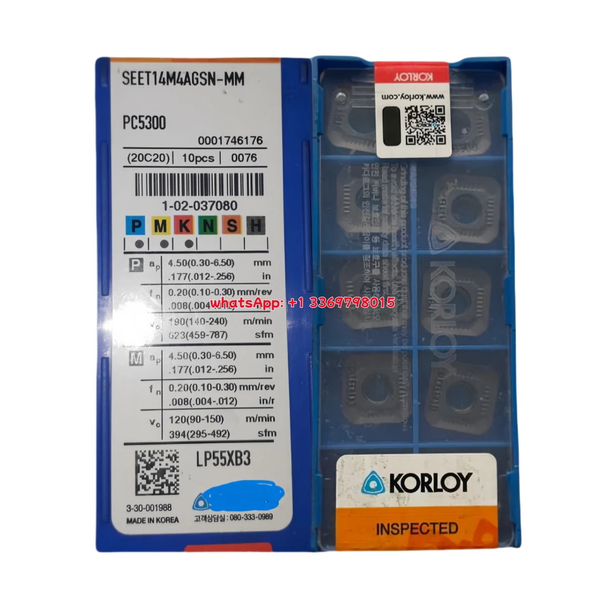 KORLY الأصلي SEET 0903 14M4 AGFN AGSN -MA MM H01 PC6510 PC5300 طحن إدراج 10 قطعة