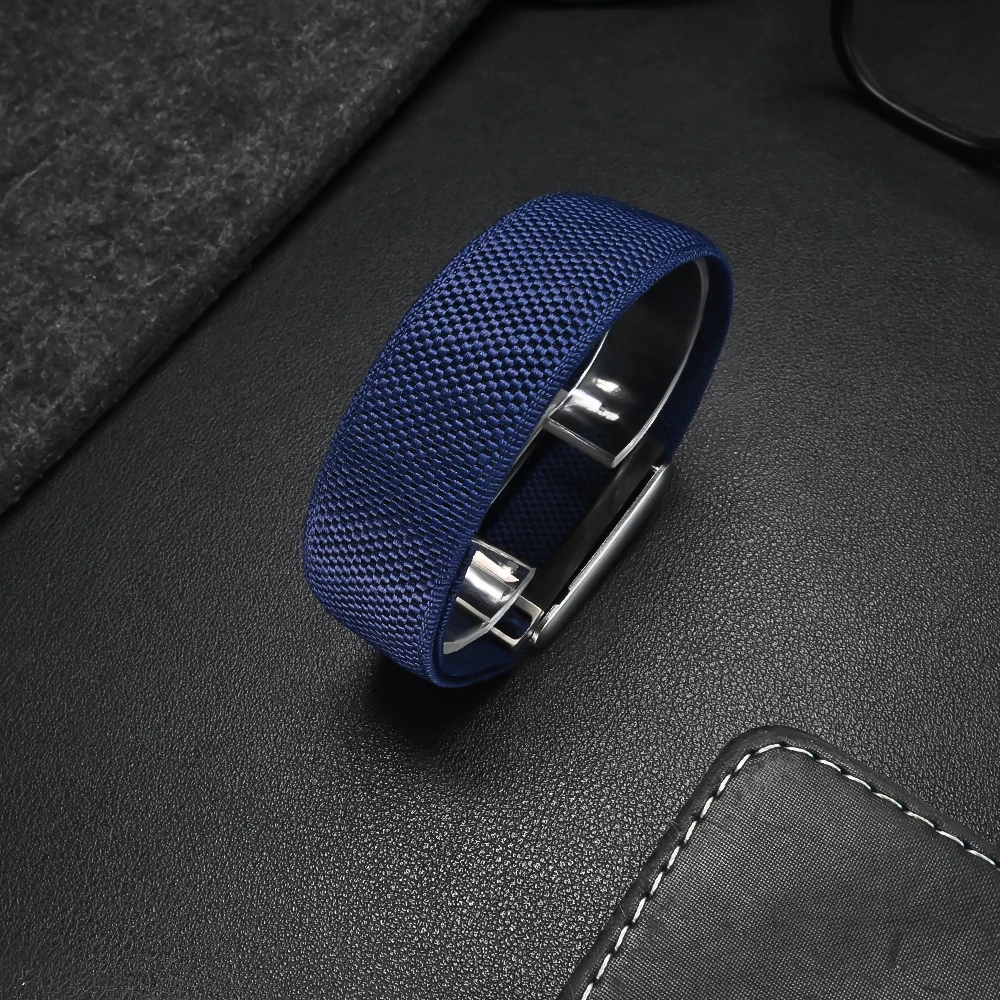 Printed Nylon Watch Straps for Google Fitbit Air Change To Whoop 5.0 Sports Loop Wristband Accessories for Women Men