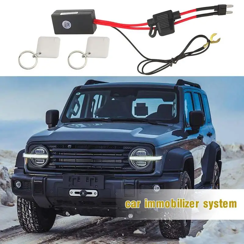 

Car Anti-Theft Device Engine Immobilizer Auto-Sensing With Anti-hijacking RC Intelligent Circuit Cut Off Alarm Tool System