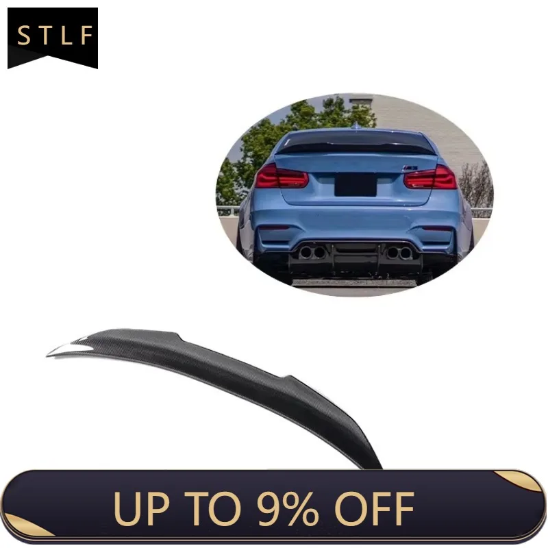 

Zuimi High-end PSM Style Ducktail Trunk Spoiler Carbon Fiber Car Rear Spoiler Wing For F30 2013-2017 Boot Spoiler