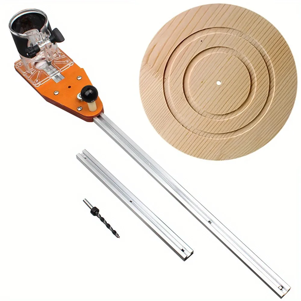 Router Circle Cutter Jig Long Guide Kit 2-140cm Diameter Woodworking Circle Tool