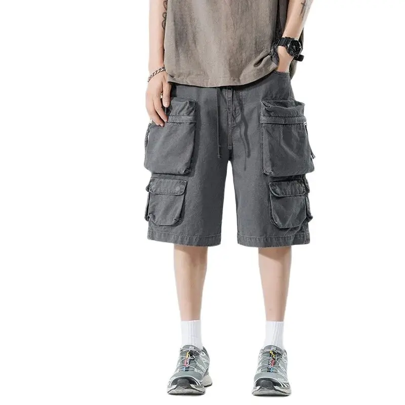 Fashion Casual Pants Men's Summer Shorts Simple Loose Cotton Short Pants Mens Tide Bottoms XXL