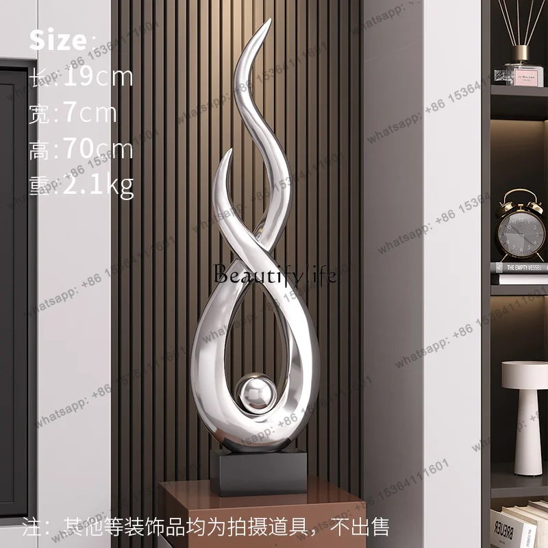 Best Sellers Fengsheng Shuiqi Ornament Electroplating Texture High-end Light Luxury Living Room Entrance Decoration Desktop Craf