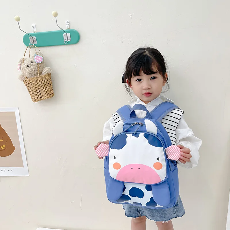 Super Cute Kindergarten Girls' Backpacks 2023 New Bags Nylon Fashion Cartoon Casual Children's Backpacks with Large Capacity