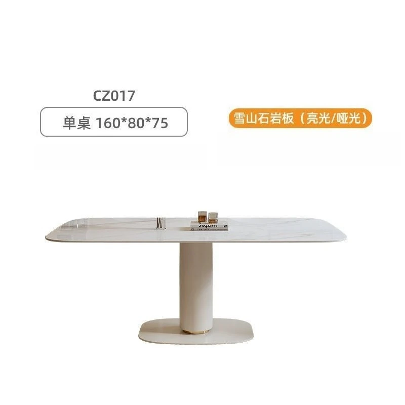 Luz de mesa de jantar, casa moderna e simples, combinação de mesa de jantar e cadeira