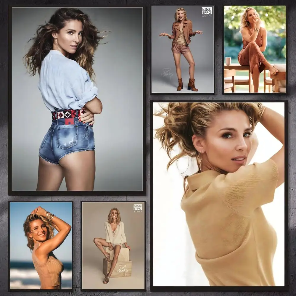 Poster Aesthetic HD Poster, Self-adhesive Wall Art Print, Modern Home Decor, Room Decoration Gift Idea Model E-Elsa Pataky