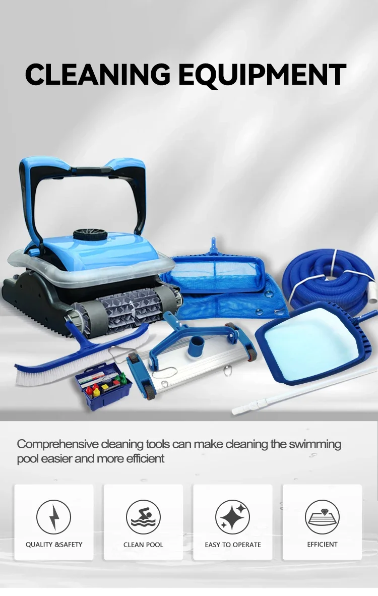 Factory Direct Swimming Pool Cleaning Tools And Accessories Full Set Manual Pool Cleaner For Sale