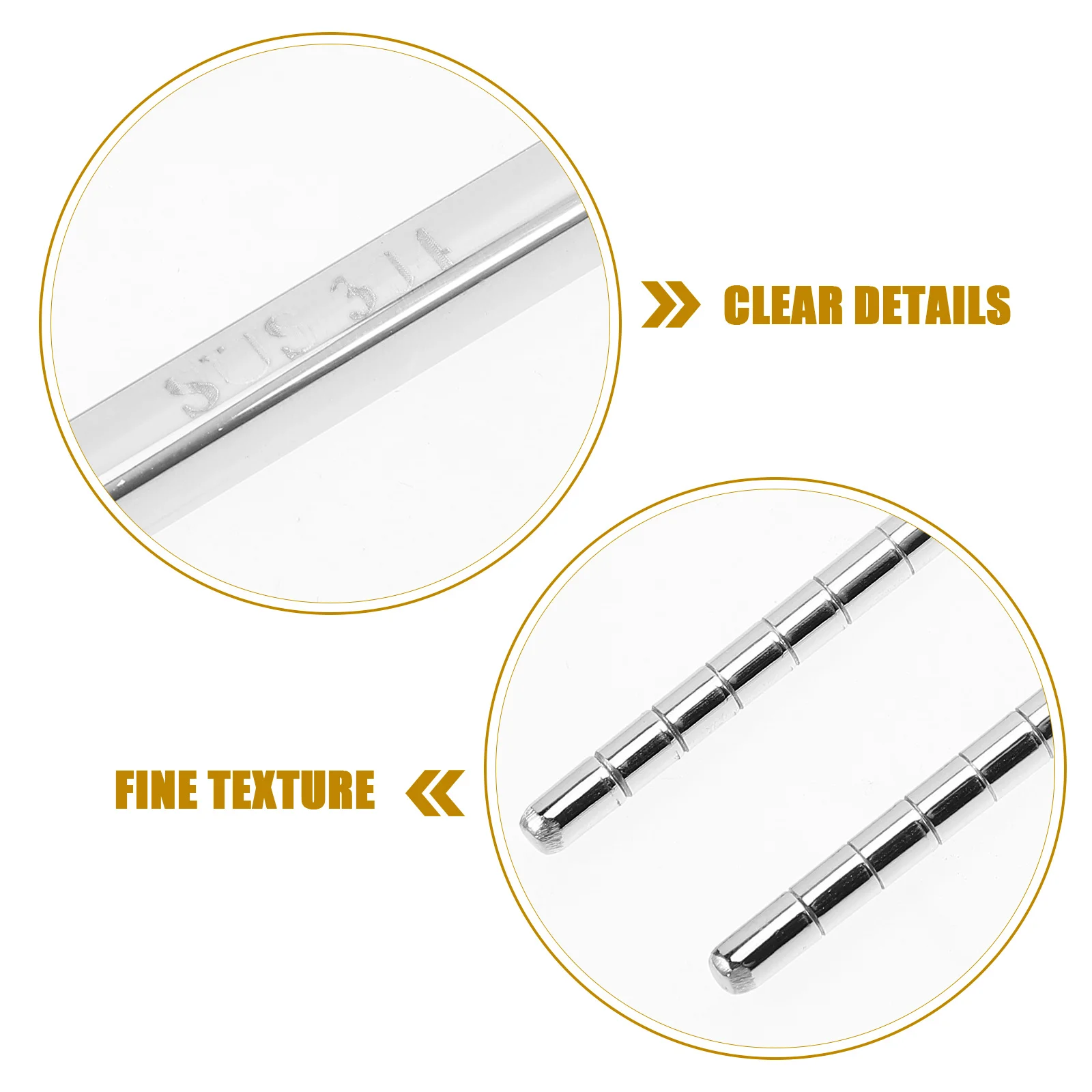 

1Pair 45cm 304 Stainless Steel Long Chopsticks Reusable Hot Pot Cooking Noodles Rust Resistant Multi Function Tableware