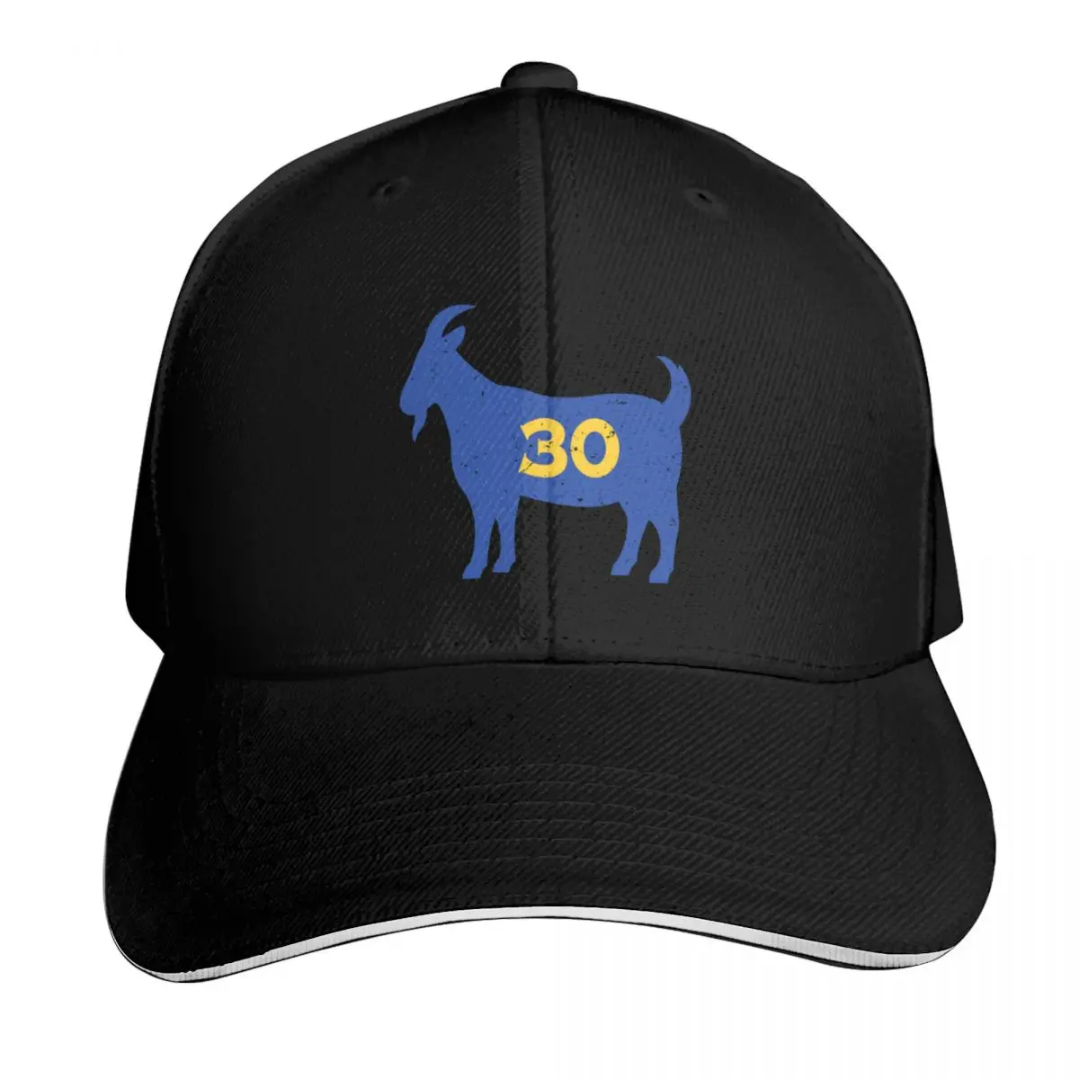 Goat 30 Curry Baseball Cap Moisture Wicking Quick Dry Curved Brim Classic Fit Low Profile Unstructured