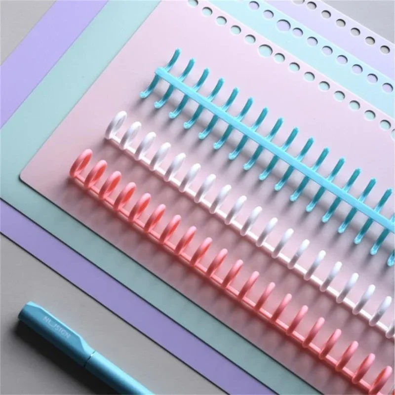 30 Löcher Ringe binden Lose blatt Ringo rdner für Papier durchmesser 12mm Länge schere barer DIY Binder A4 Notebook Album Tagebuch