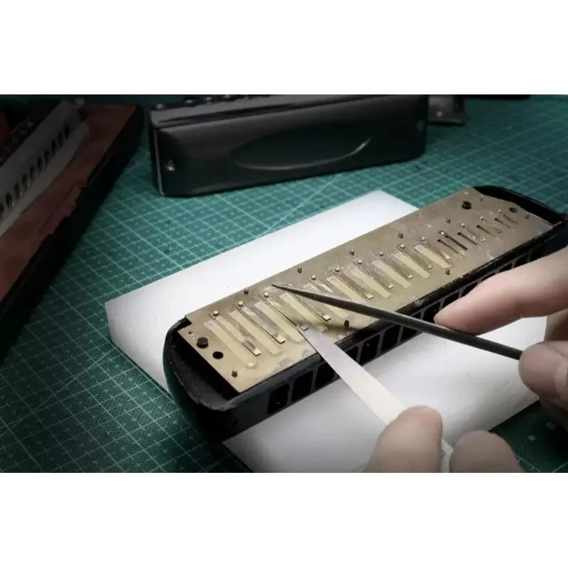 Harmonica Repair and Tuning Tool Kit, Chromatic Scale Polyphonic Repair, Disassembly and Cleaning Tools, Universal