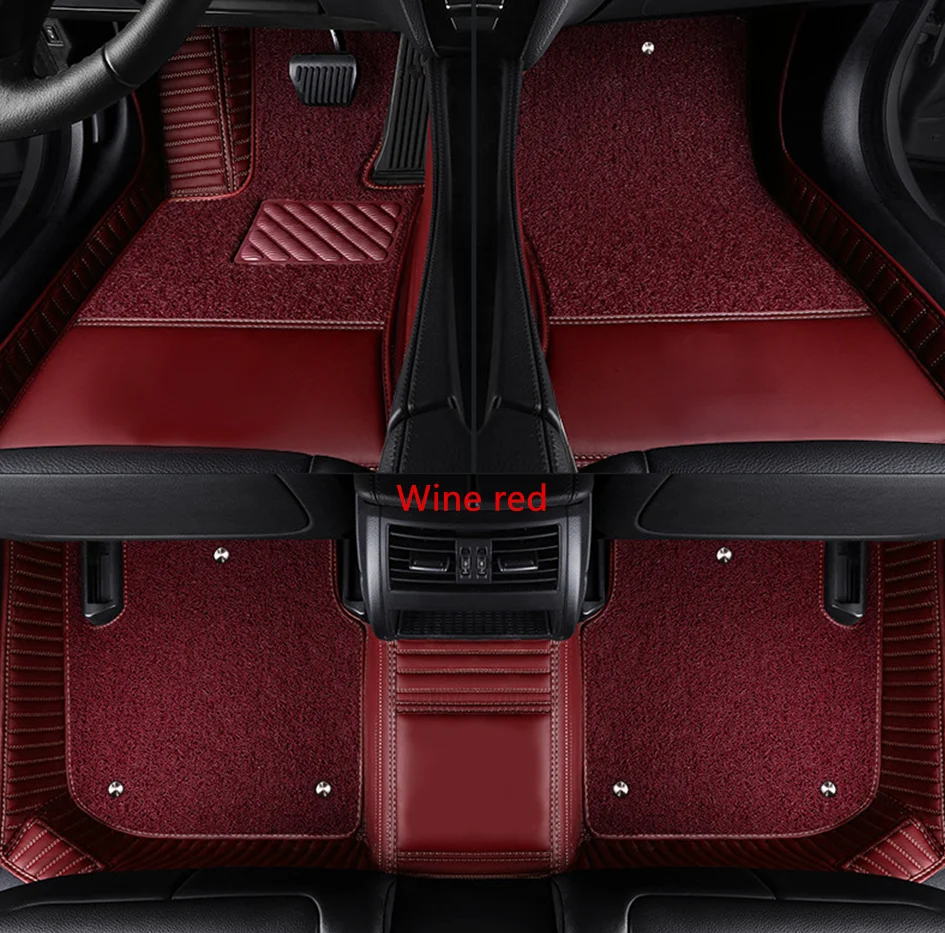 Custom special car floor mats for Porsche 911 992 4 seats 2026-2019 high quality rugs waterproof durable double layers carpets