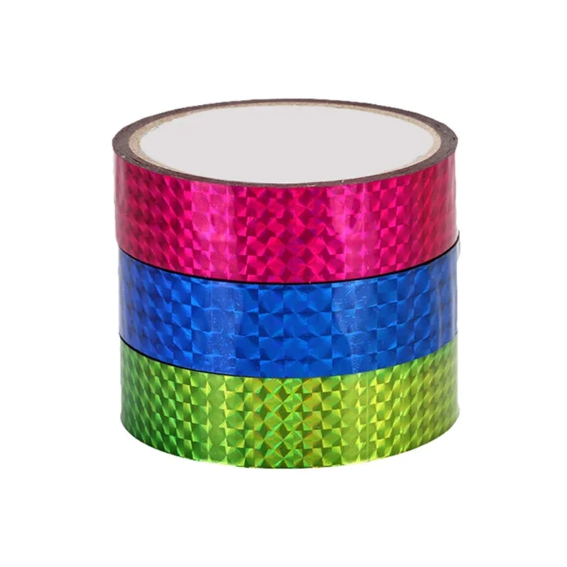 Rhythmic Gymnastics Decoration Holographic Glitter Tapes - RG Prismatic Hoops Stick Outdoor