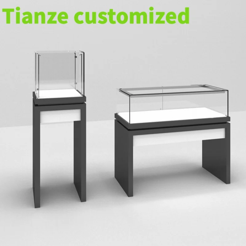 

Customized-fashion wood display jewelry counter design