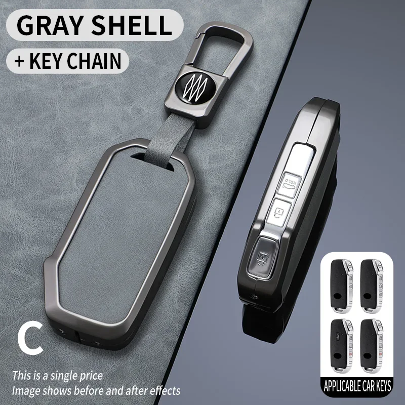 

Car Smart Key Case Cover Chain For KIA K5 Sorento MQ4 Seltos Sportage EV Ceed Niro Cerato Soul 3 Proceed car Accessories