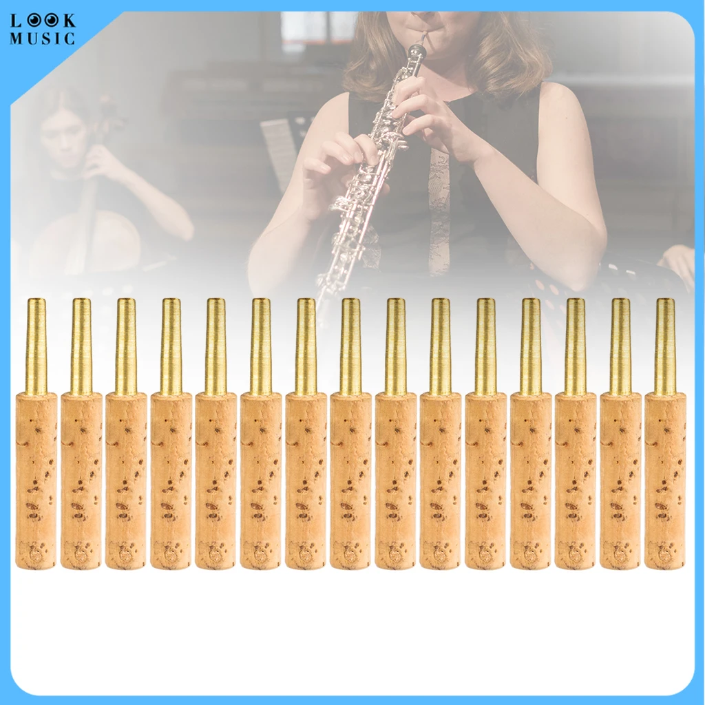 

Oboe Reeds Staple Tubes Rapid Response With Thin-walled Polished Brass Tubes Woodwind Instrument Accessories 15PCS 47mm