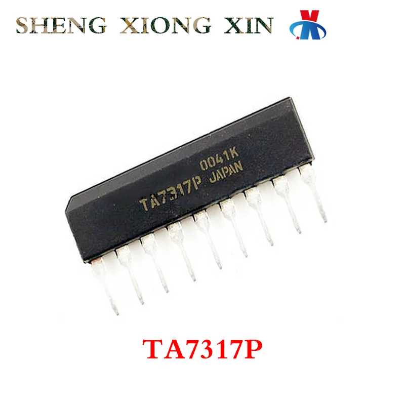 5pcs/Lot 100% New TA7317P ZIP-9 Speaker Power Amplifier Protection Circuit Device TA7317 7317 Integrated Circuit