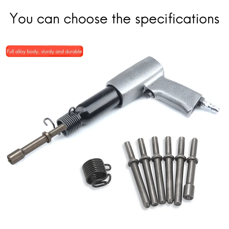 T19C 14 Pcs Great Heavy Duty Smoothing Pneumatic Air Rivet Hammer Tools Kit
