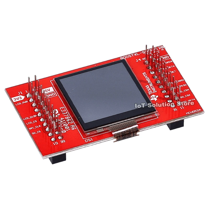 BOOSTXL-SHARP128 Development Board 128x128 Memory LCD and microSD Card
