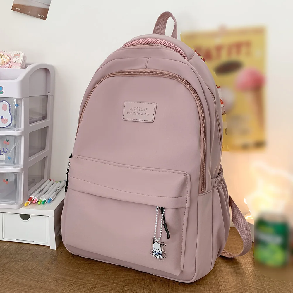 Casual Book Bags Large Capacity Woman Backpack Simple Fashion for Outdoor Sport