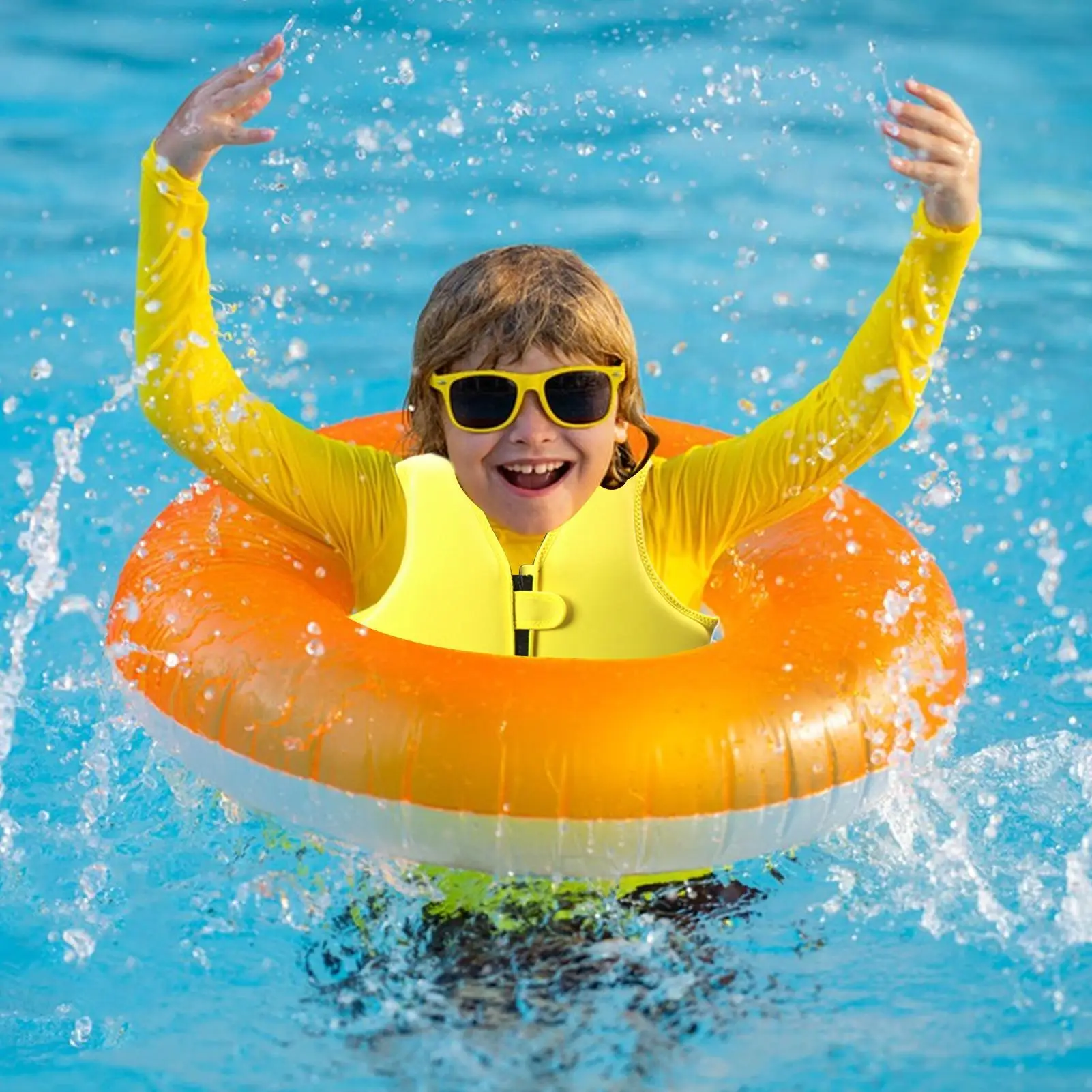 

Жилет для плавания для детей, куртки для плавания для малышей, тренировочная куртка для плавания, приятный для кожи купальник для девочек и мальчиков, пляжный