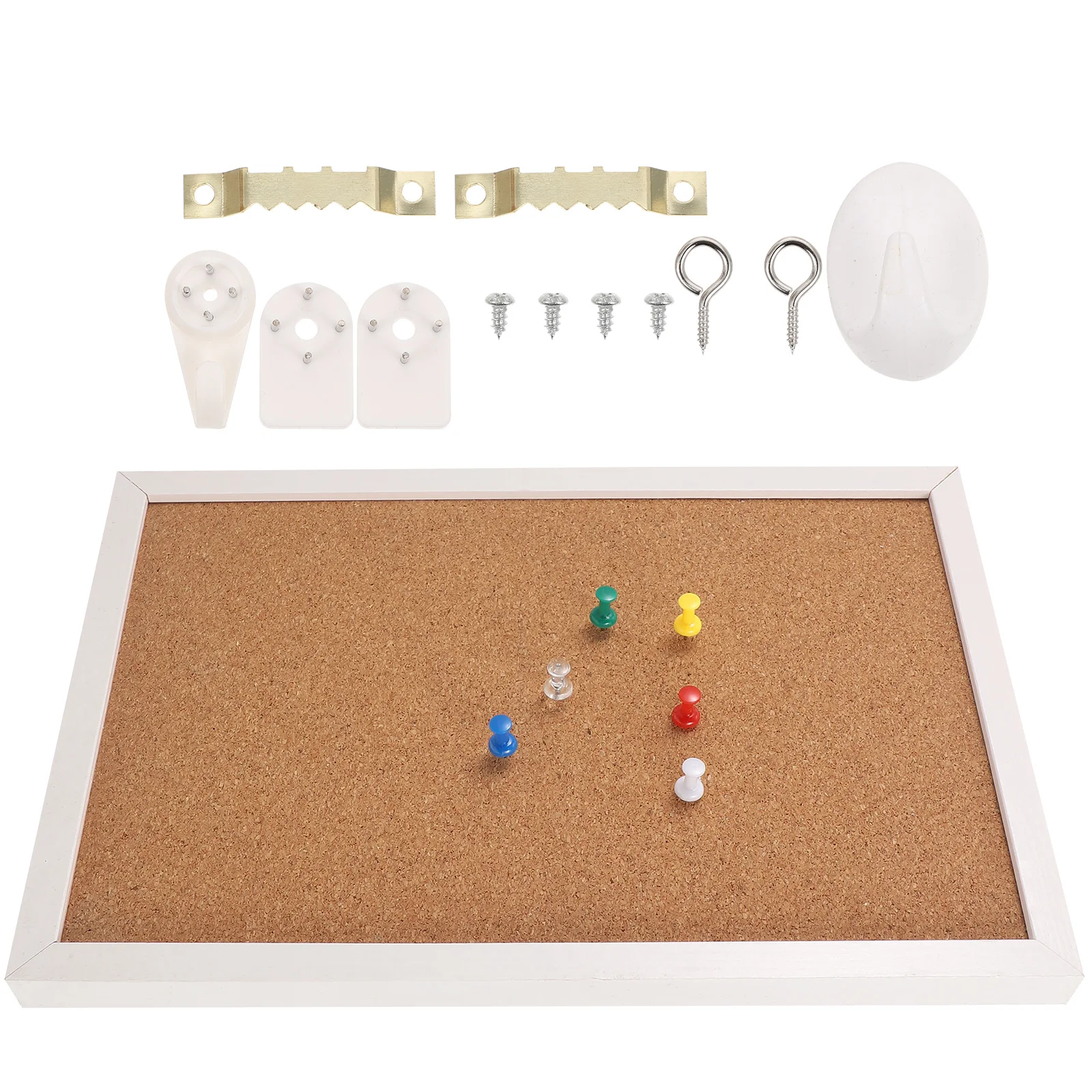 

Cork Board Bulletin Wall Pine Frame Single Tile Home Office School Display Photos Documents Communication Needs Efficiency