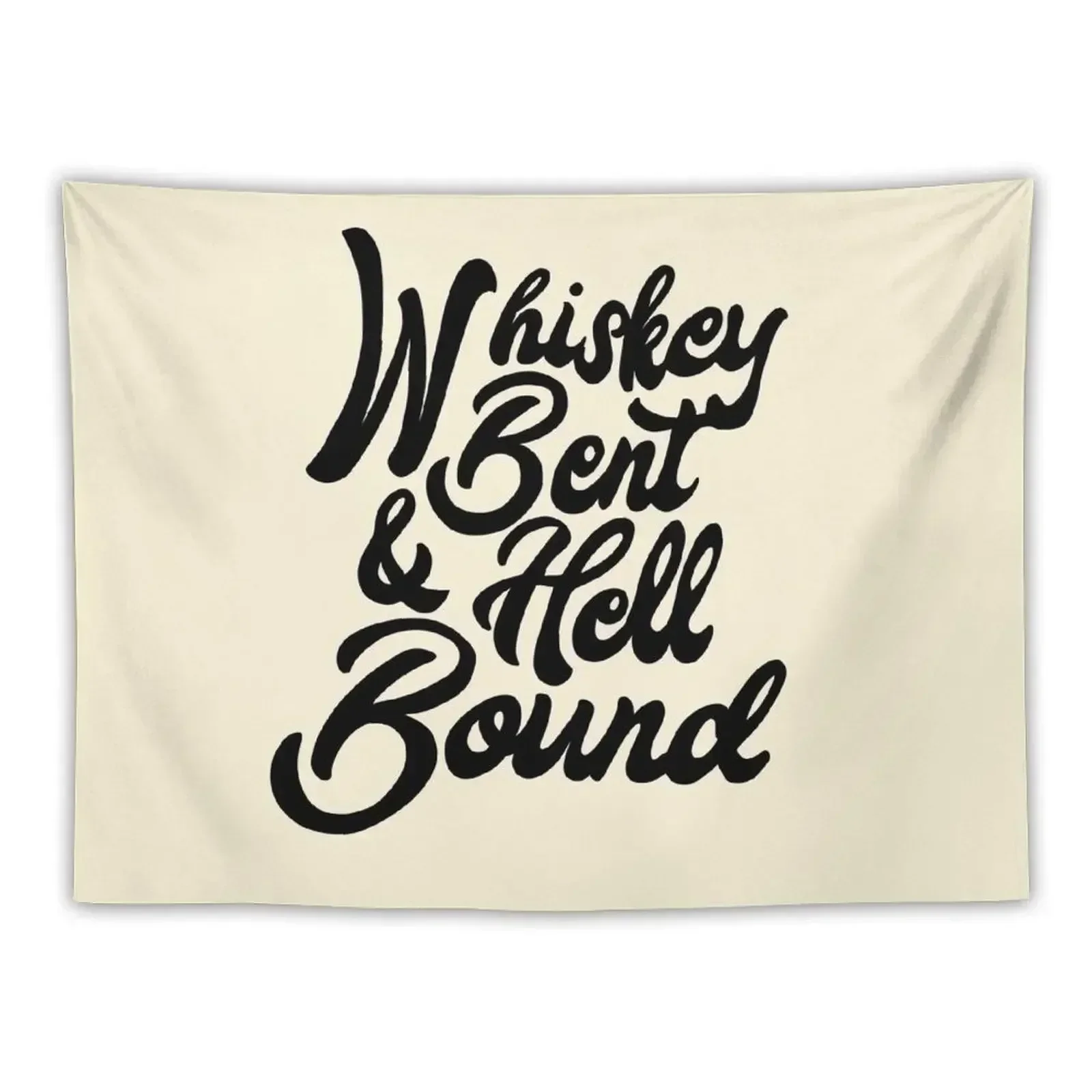 

Whiskey Bent and Hell Bound (2) Tapestry Home Decor Aesthetic Wall Decorations Luxury Living Room Decoration Tapestry