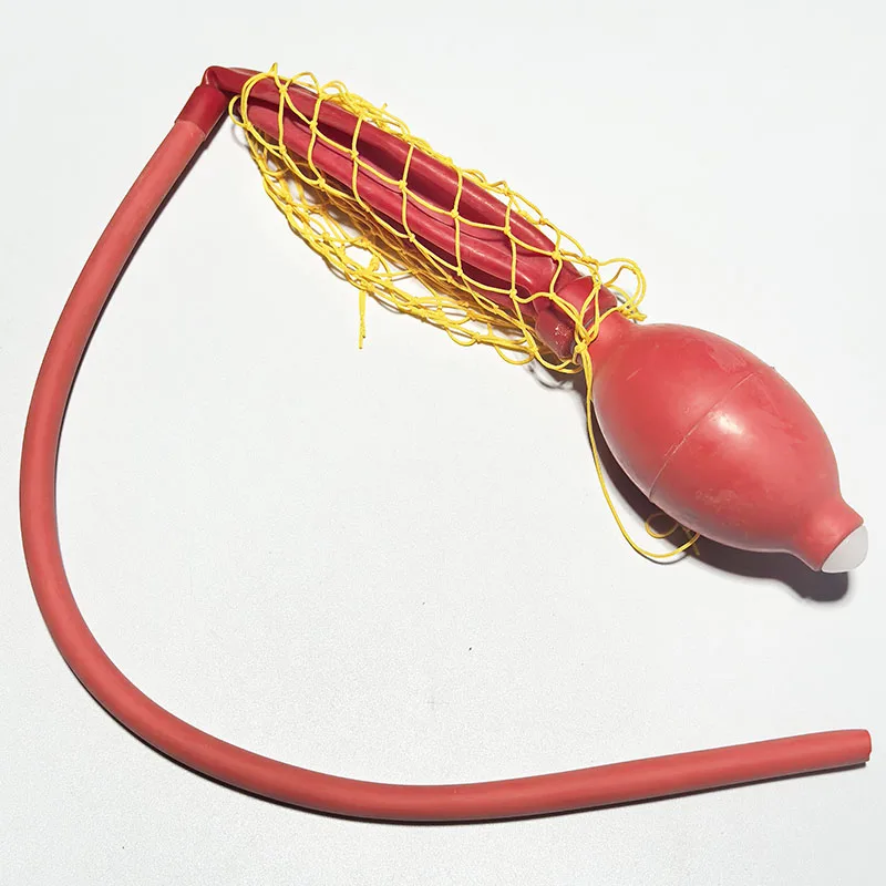 1PCS Double-continuous Laboratory Supplies Two Double-ball Veterinary Artificial Insemination Device Rubber Chemical Equipment