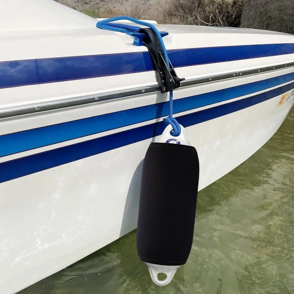 

Elastic Boat Fender Cover Protection Acrylic Fibers Marine Yacht Bumper Protector Wear Resistant Soft Anti-Collision Ball Sleeve