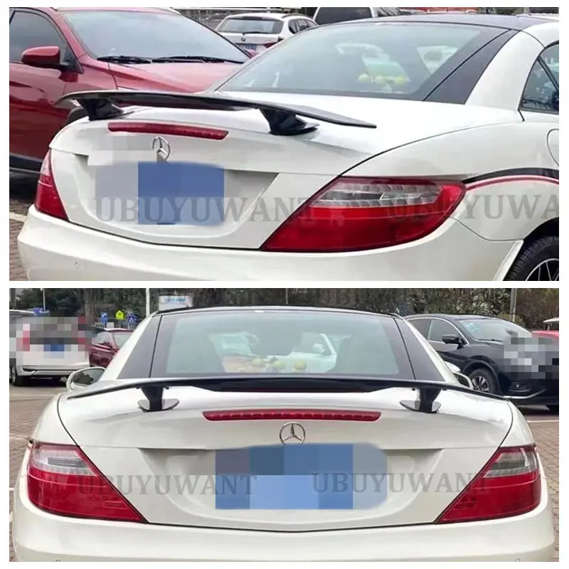 For Benz R171 R172 SLK Class 2006- 2013 SLK200 SLK280 SLK300 SLK350 Rear Spoiler Car Rear Trunk Wing Lip Boot Cover Car Styling