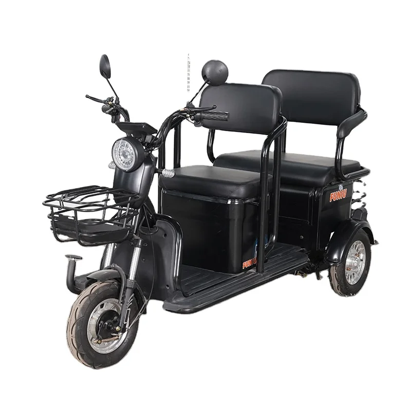 600W 48V 20Ah Passageiro de 3 rodas elétrico com novo triciclo elétrico de bateria de energia