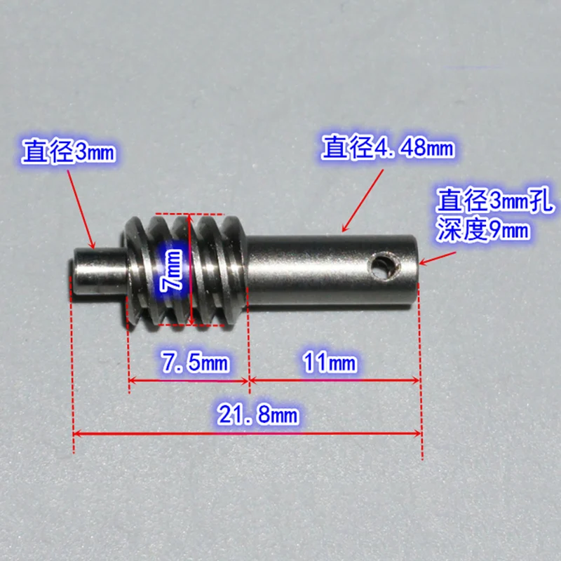 N20 تيار مستمر 3 فولت 5 فولت 6 فولت 62 دورة في الدقيقة محرك علبة التروس المعدنية الكاملة طويلة برغي رمح دودة والعتاد لنموذج طائرة