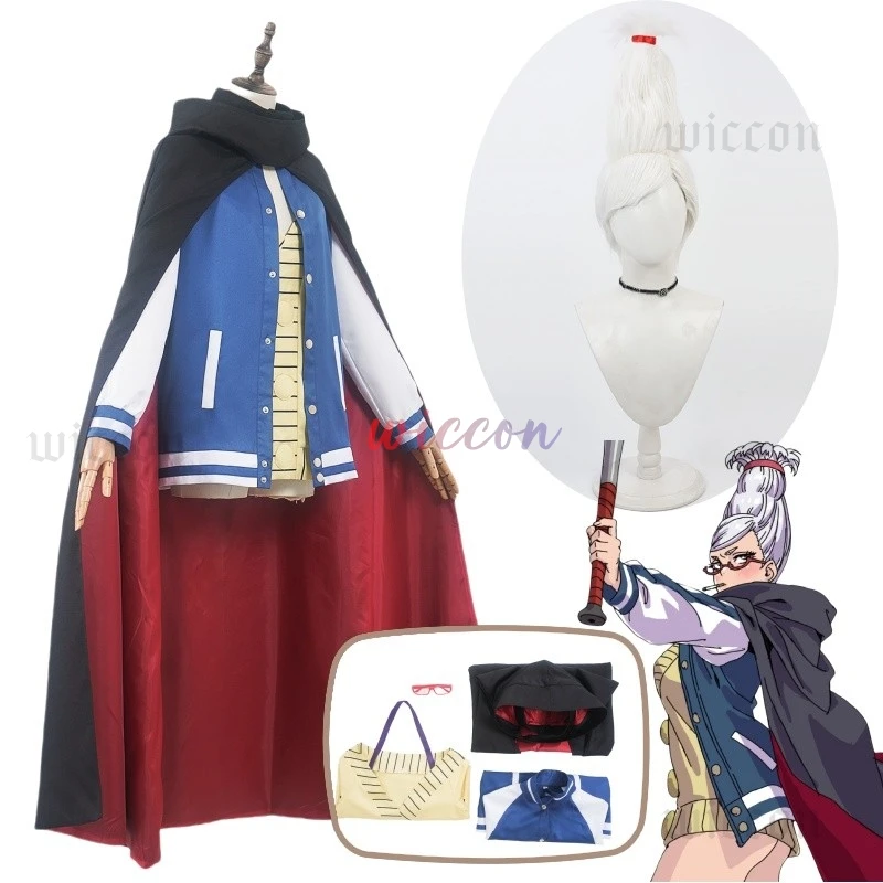 

Ayase Seiko Cosplay Anime Dandadan Roleplay Wig White Long Hair Halloween Party Accessory Props