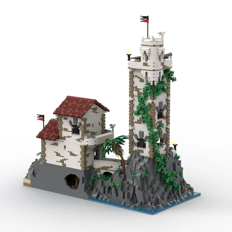 5101 pz MOC Port Sauvage Vecchia Guardia di Piazzale e Modello, Regali di Natale, Blocchi da Costruzione, Giocattoli Architettonici, Idea Fai da Te, Educativi, Compleanno