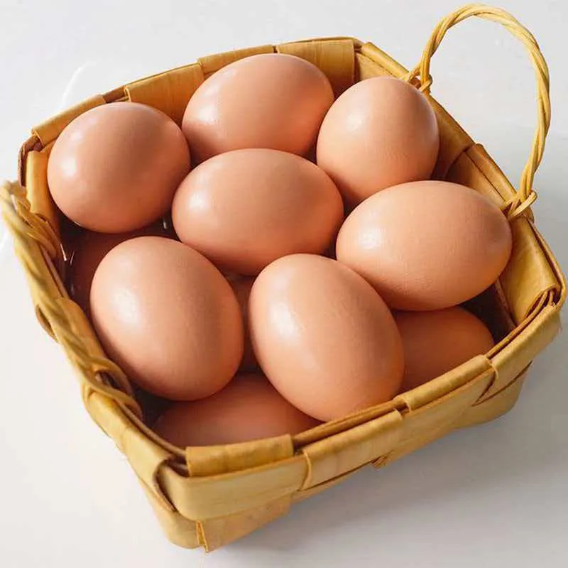 

Wooden Fake Eggs Life Size Brown Egg Perfect for Easter Crafts Montessori Pretend Play Food Educational Toys Kids Boys Girls