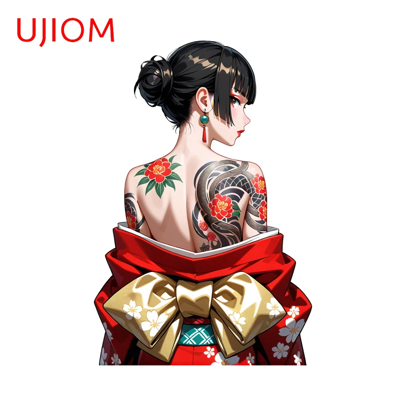 UJIOM Trendy Enchanting Tattoo Waifu Wall Sticker High Quality Occlusion Scratch Decal Suitable For Kitchen Cupboard Decoration