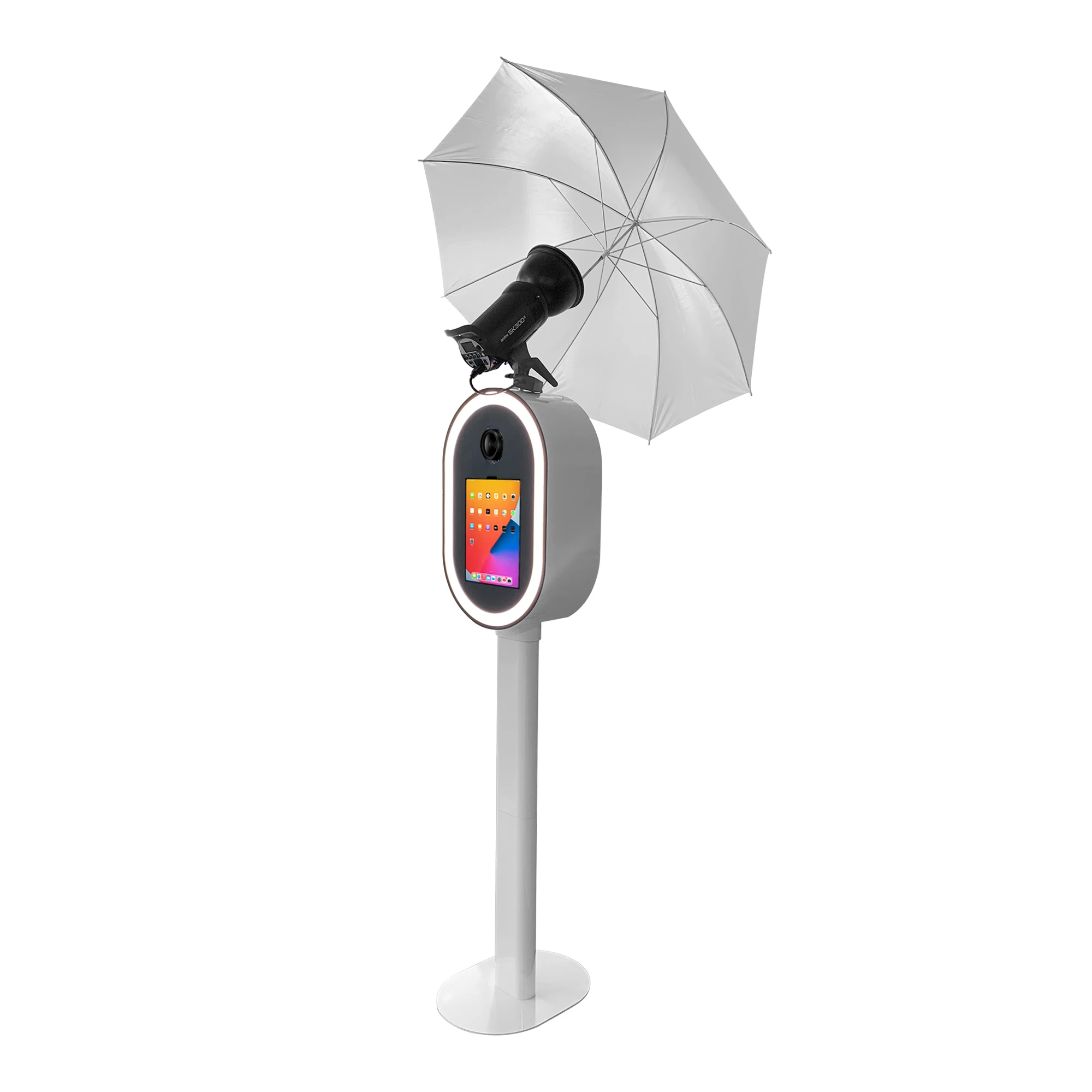 10.9-12 Inch Flat Photo Booth with Printer and Instant Print Photo Booth with Flying Trunk