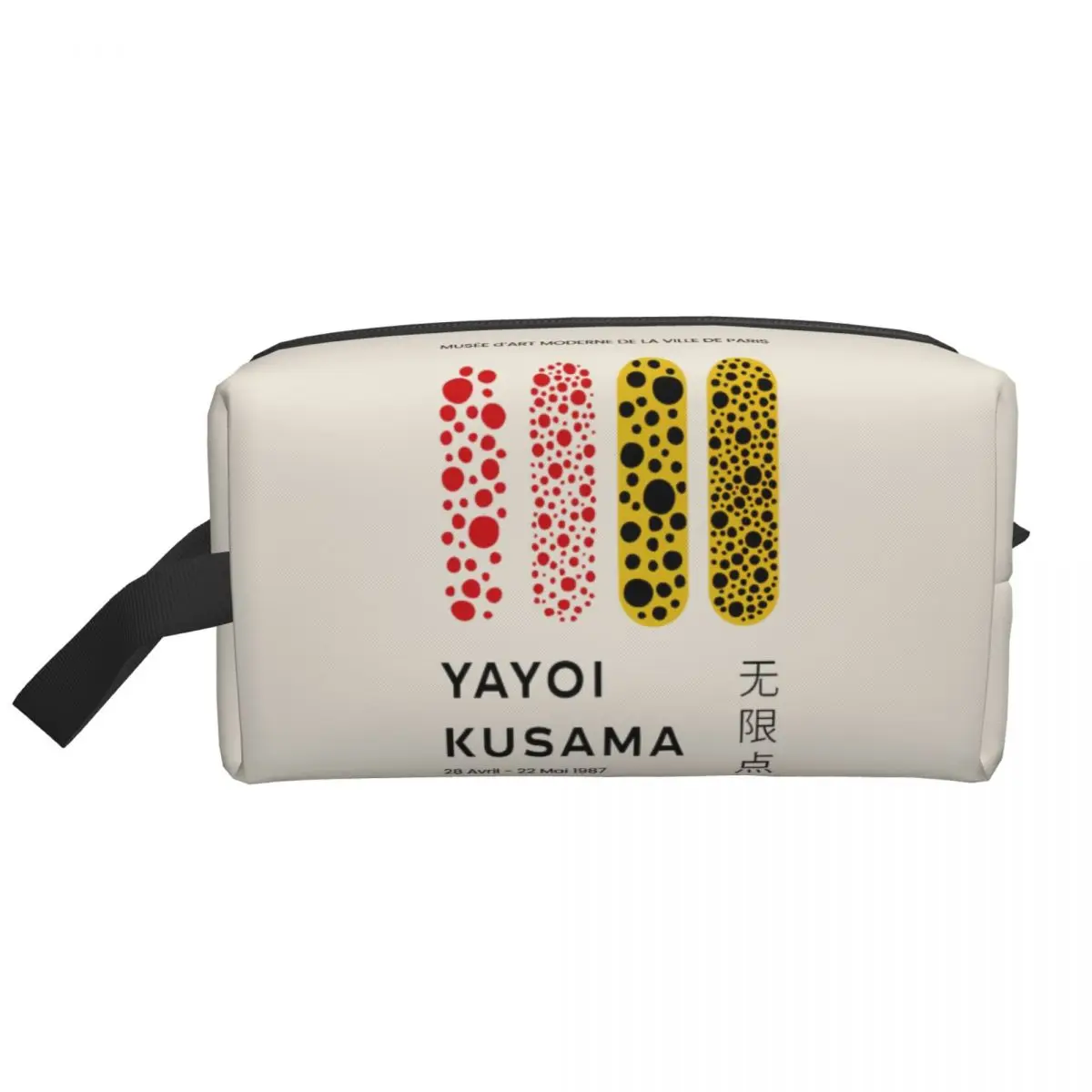 Custom Yayoi Kusama Abstract Art Toiletry Bag Women Cosmetic Makeup Organizer Ladies Beauty Storage Dopp Kit Box