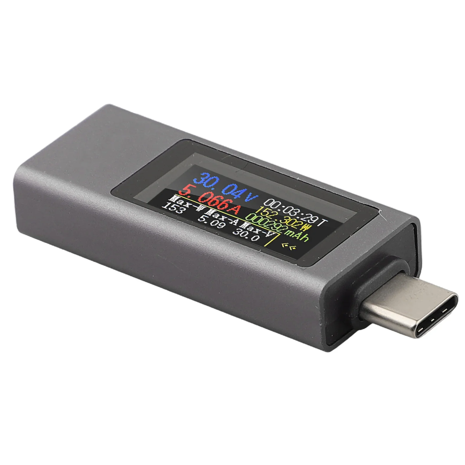 جهاز اختبار USB بقدرة 240 وات، جهاز اختبار شحن الهاتف، توفير البيانات في الوقت الحقيقي، كشف الشحن، اختبار تيار ثنائي الاتجاه