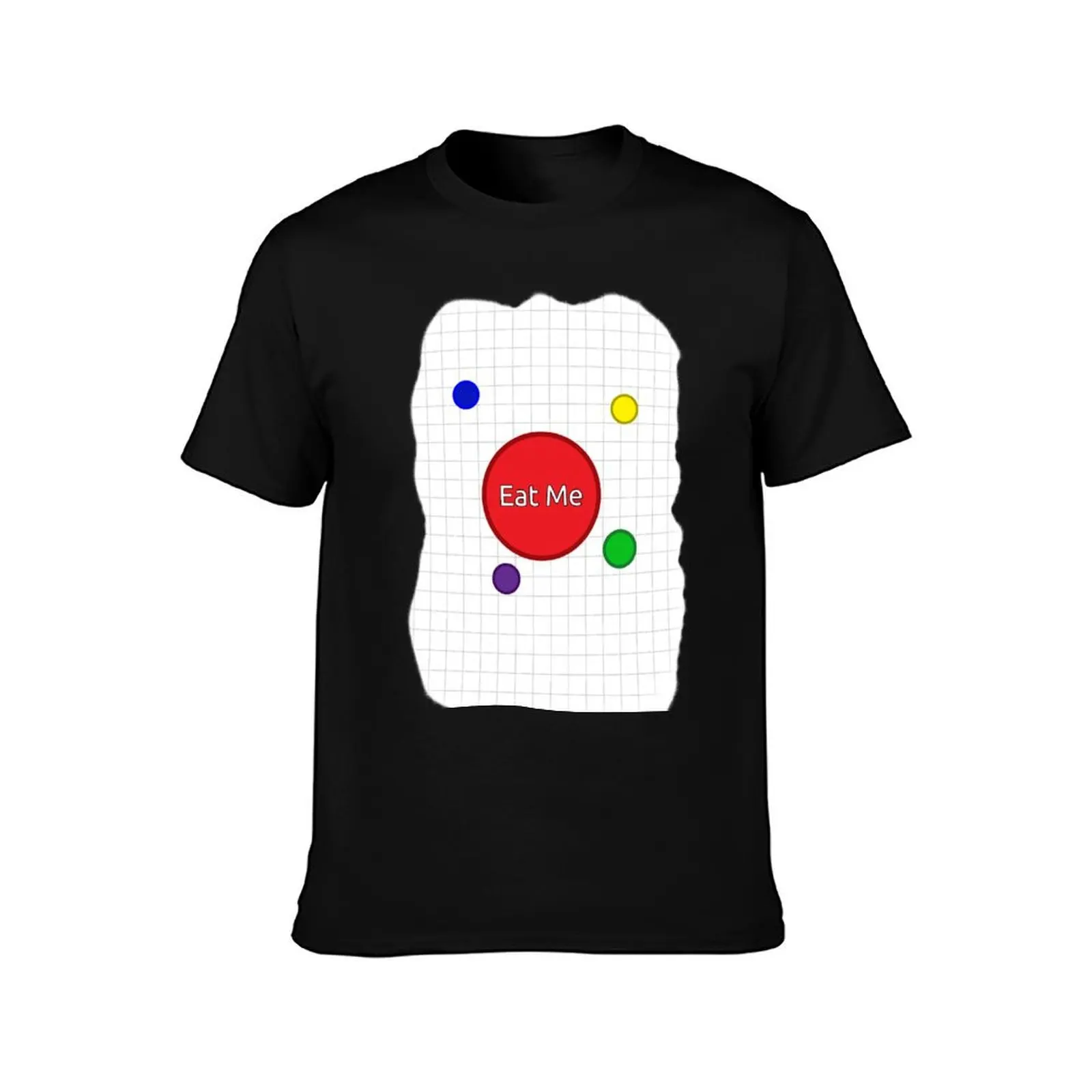 Agar.io - Eat Me T-Shirt Simple Casual Short Sleeve Cotton T-Shirt