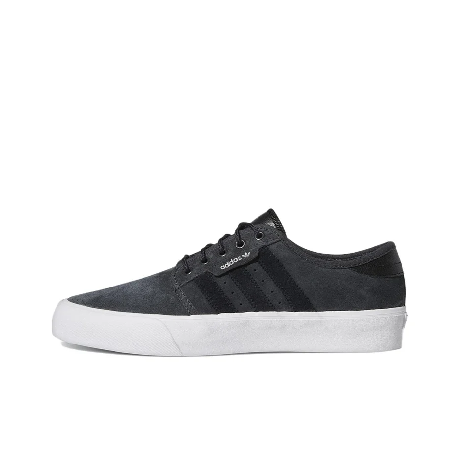 Adidas Originals Seeley Chaussures de skateboard unisexe basses noir/gris/blanc GX2075