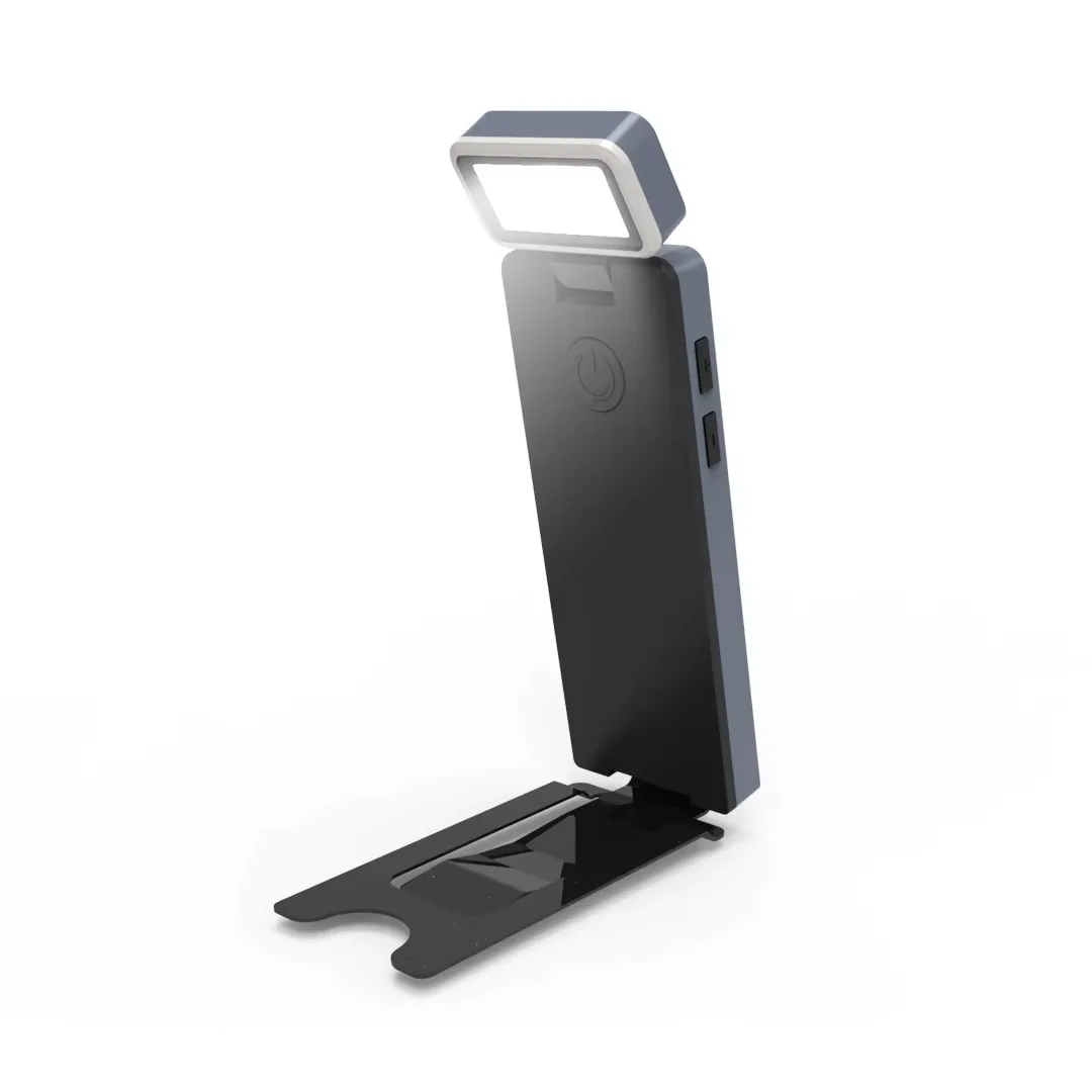 LED مشبك قابل لإعادة الشحن على كتاب ضوء 3 ألوان 5 سطوع السرير القراءة ليلة ضوء حماية العين المرجعية مصباح كتاب صغير مصباح #1