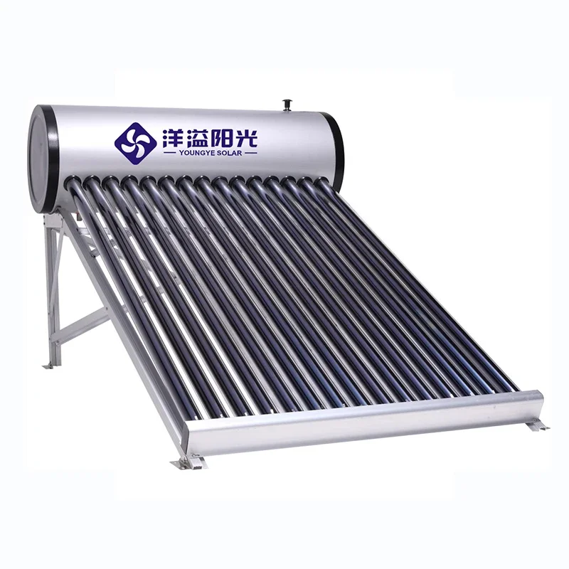 Wholesale Household Integrated Non Pressure Solar Water Heater Collection Project Single Stainless Steel Heating Water Heater