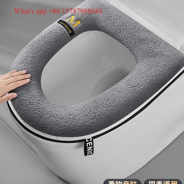 Toilet Seat Cushion,Universal in All Seasons,High-end Toilet Seat for Household Use,Washable in Winter,Toilet Seat, Toilet Cover