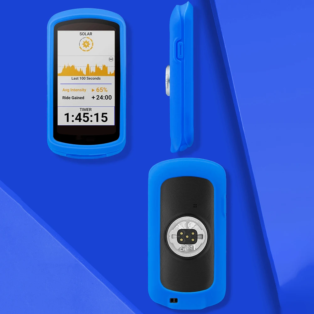 Silicone Protective Cover for Garmin Edge 1040 Bike Stopwatch Protector Case Lightweight Shock Absorbing Cycling Gear