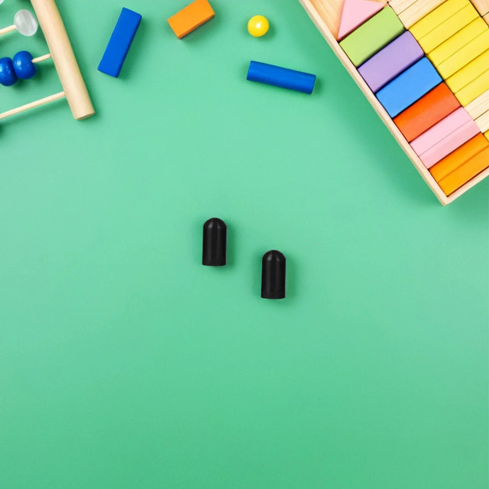 

30Pcs Drumstick Protection Silicone Tips Noise Reduction Drum Practice Accessories Pointed Mute Covers Drumstick Silent