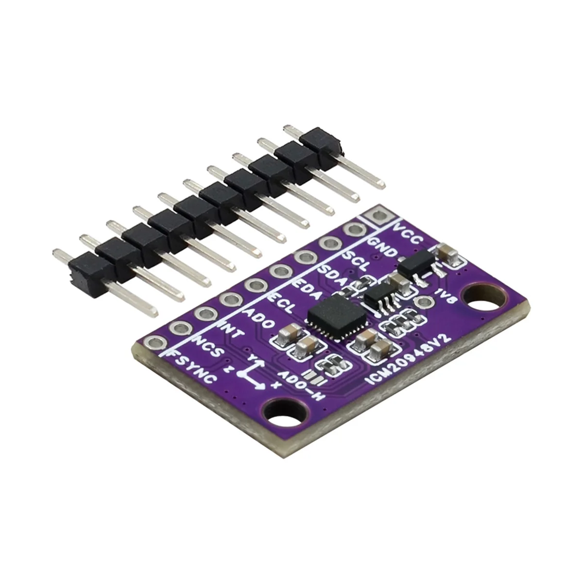 GY-ICM20948V2 9DOF Sensor 9-Axis Modul Sensor Kecepatan dan Medan Magnet ICM20948V2 ICM-20948 Menggantikan MPU-9250 SSQ
