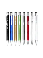 Bolígrafo de metal de moda Bolígrafos de color personalizados Agregar logotipo Publicidad Regalo promocional Evento barato Regalo personalizado premium