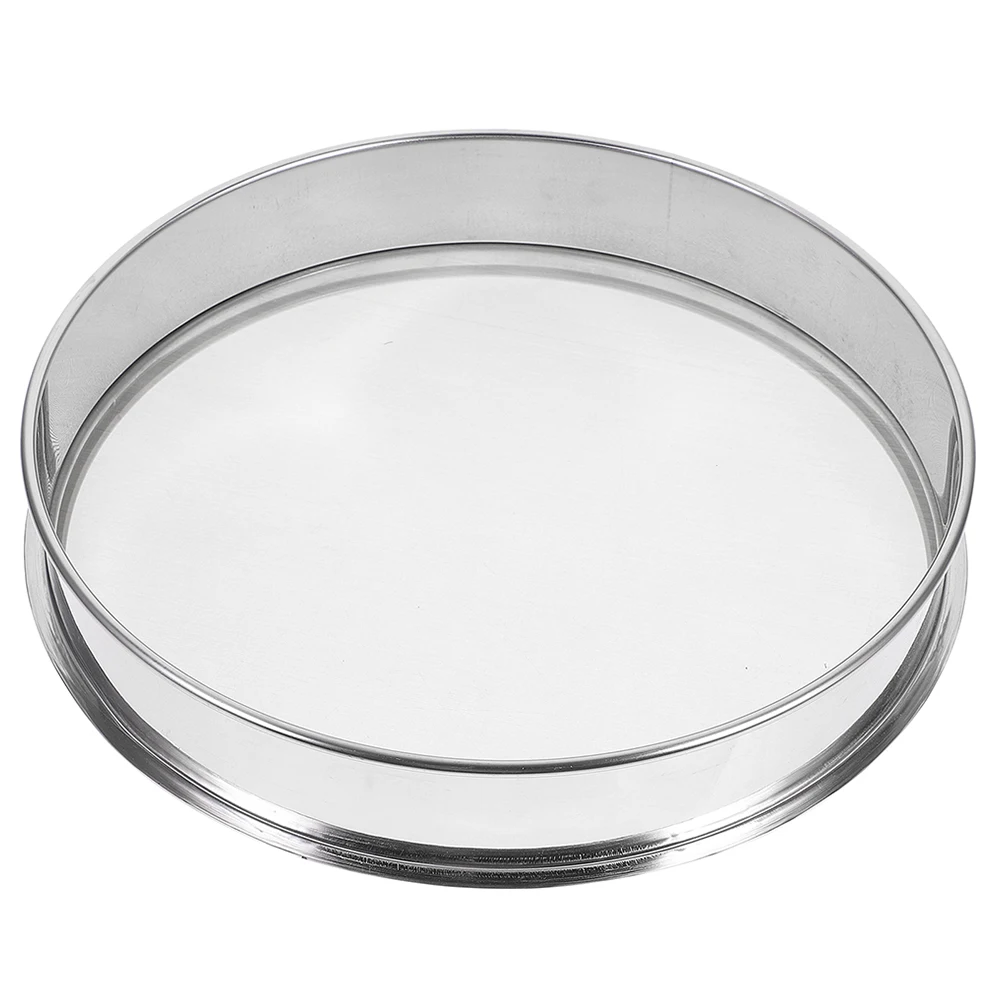 

Stainless Steel Sifter 10cm 150 Mesh Sieve Round Shape Flour Sifter Baking Kitchen Strainer Handheld Tool Fine Mesh Flour