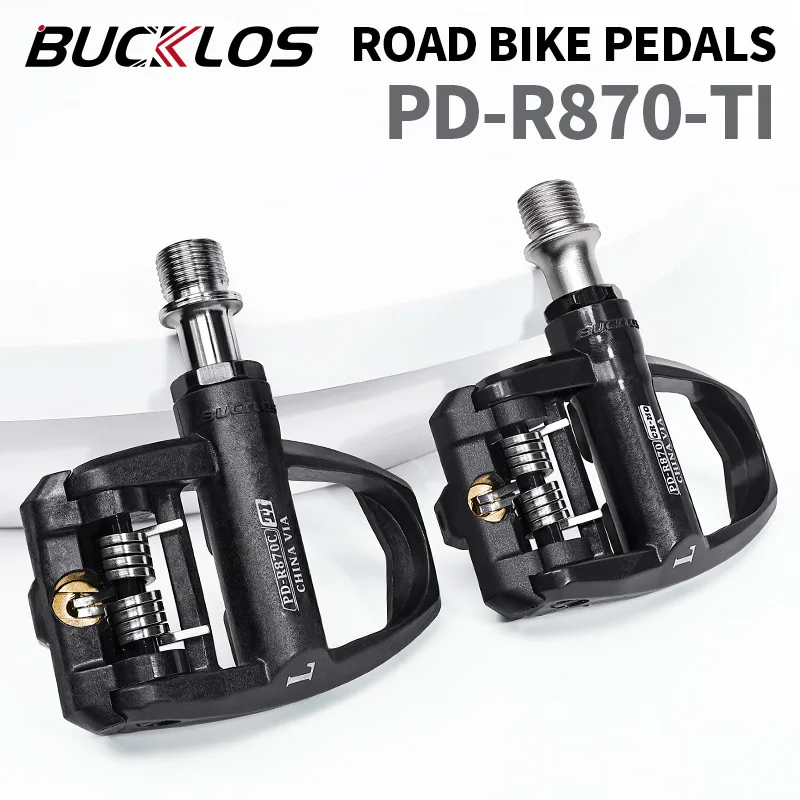 

BUCKLOS for KEO Road Bike Pedals Carbon Fiber Self-locking Cycling Pedal for LOOK Keo Locking Ultra-Light Pedals Cycling Parts